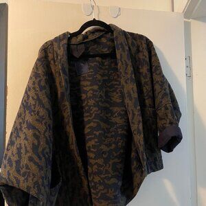 Wool batwing sweater